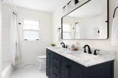 Double Vanity Installation
